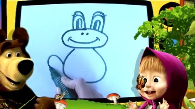 Как нарисовать лягушку смотреть онлайн