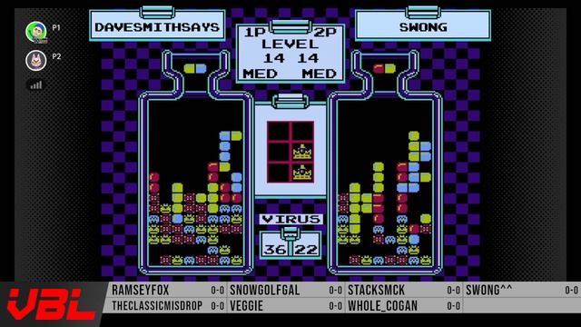 [Dr. Mario] Virus Buster League match against davesmithsays ! - 08/29/2023 смотреть онлайн