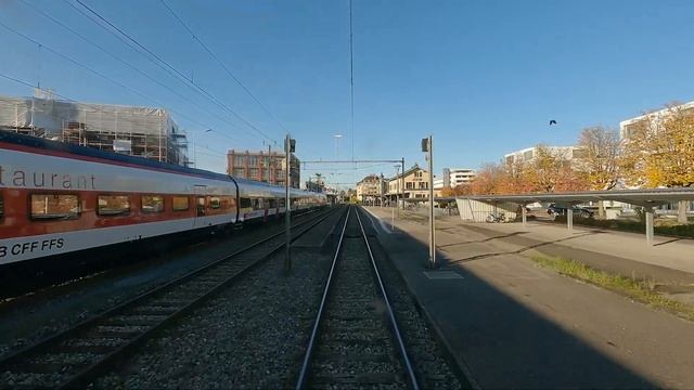 4K Führerstandsmitfahrt S7 Rorschach - Romanshorn am Bodensee смотреть онлайн