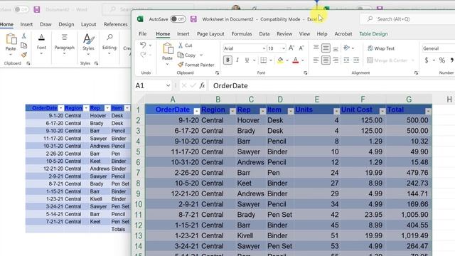 How to Insert Microsoft Excel Data and Charts into Microsoft Word and PowerPoint смотреть онлайн