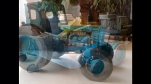 Трактор Т-40АМ из бумаги NOVAMODEL. Как сделать из бумаги.