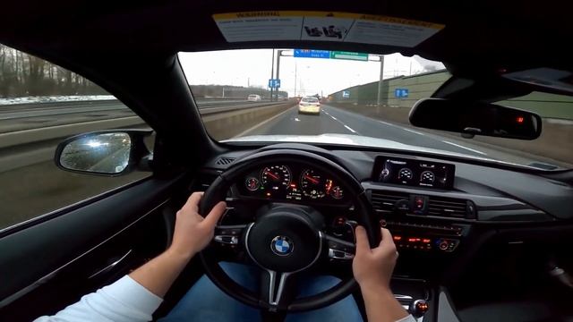 BMW M4 F83 2015 3.0 R6 450 HP - POV test drive смотреть онлайн