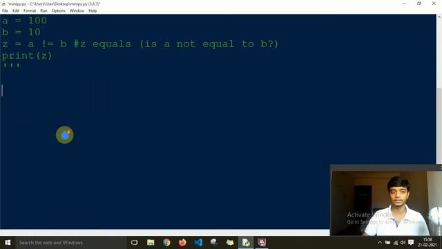 Python Tutorial | Learn Python Through Hindi | Class 4 - Variables and Operators | Part - 2 смотреть онлайн