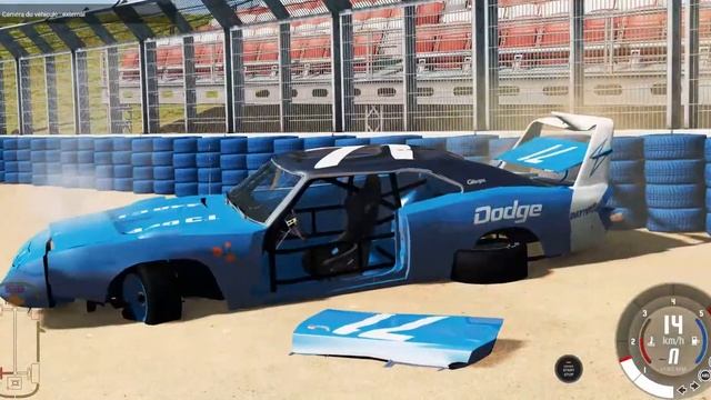 BeamNG drive Dodge Charger Daytona #1 смотреть онлайн