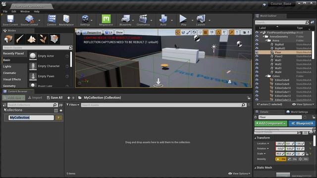 Урок 8. Панель Content Browser смотреть онлайн