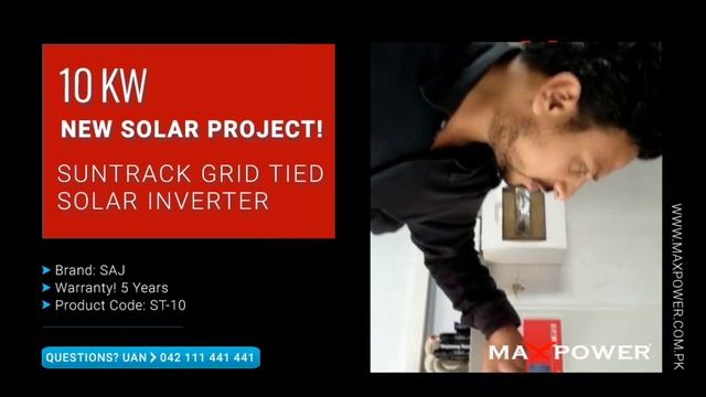 10K SUNTRACK Plus Grid Tied Inverter