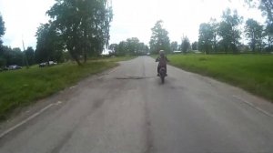 ПОГОНЯ ОТ МОТОБАТА!!! УЕХАЛ ОТ МОТОБАТА НА АЛЬФЕ/ПИТБАЙК/СКУТЕР