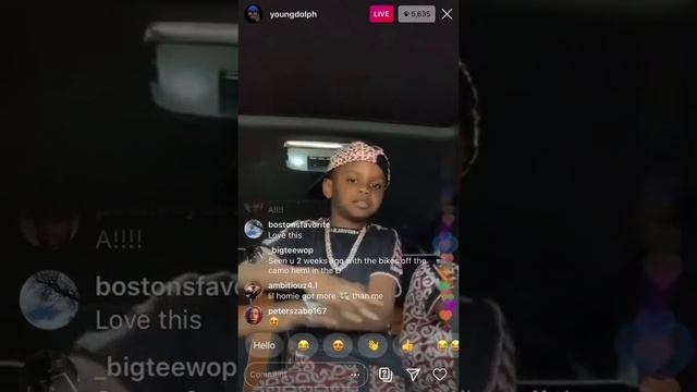 Young Dolph snaps on son for cussing while playing his music смотреть онлайн