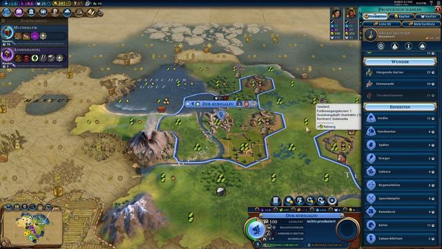 Civilization 6 - Herrschaftssieg - Coop Multiplay auf Unsterblich - Rom + Babylon - Folge 3 смотреть онлайн
