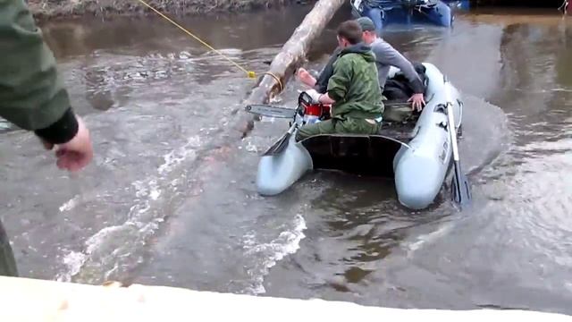 Кокшага, затор на мосту Долгая старица ч.2 смотреть онлайн