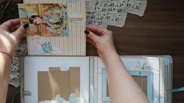 Обзор детского альбома для мальчика /скрапбукинг смотреть онлайн