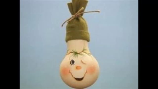 Новогодние поделки из лампочек смотреть онлайн