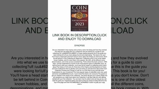 ﹤﹥ COIN COLLECTING FOR BEGINNERS: Your Simple Guideto Identifying, Ide смотреть онлайн