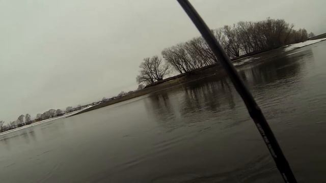 Рыбалка в Жуковском 28.02.2015. Москва река, остров смотреть онлайн