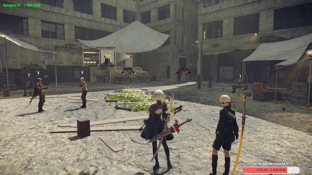 NieR:Automata . ВЫДАЮЩИЕСЯ СЮЖЕТНАЯ ИГРА !!! STREAM смотреть онлайн