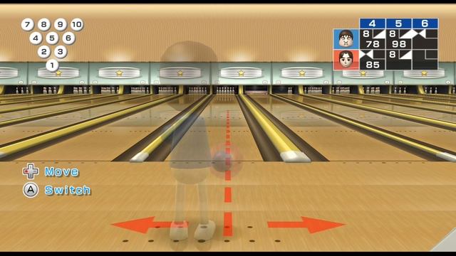 Wii Sports: Bowling 2 player 60fps смотреть онлайн