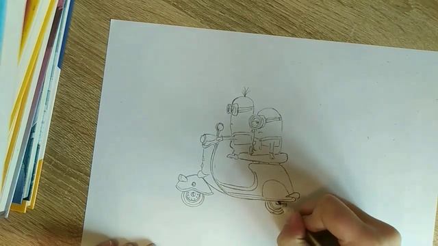 MINIONS: How to draw. Миньоны: как рисовать #painting #minions #movie смотреть онлайн
