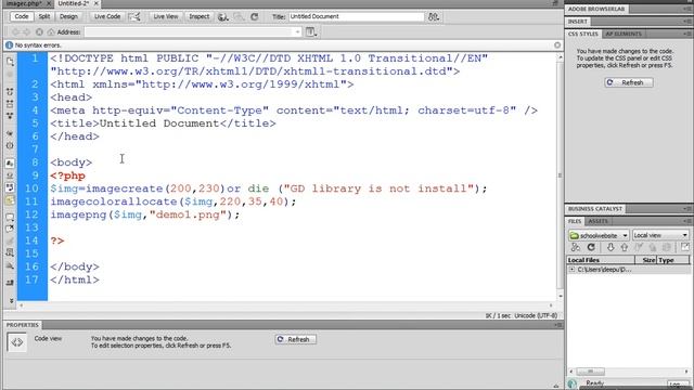 create a image in php смотреть онлайн