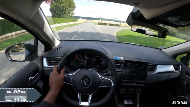 Renault CAPTUR II 1.0 TCE 100 hp (2020) - POV Test Drive смотреть онлайн
