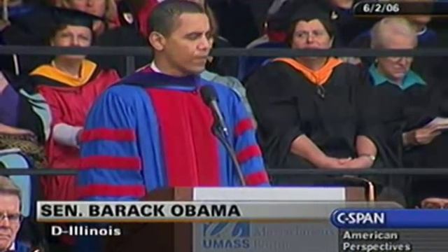 2006-06-02 - Barack Obama Promotes Empathy: U Massachusetts Boston Commencement смотреть онлайн