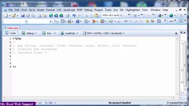 PHP Data Types | PHP String, PHP Integer etc. | YOGENDRASINGHVIDEO - 4 - Learn Web Designing смотреть онлайн