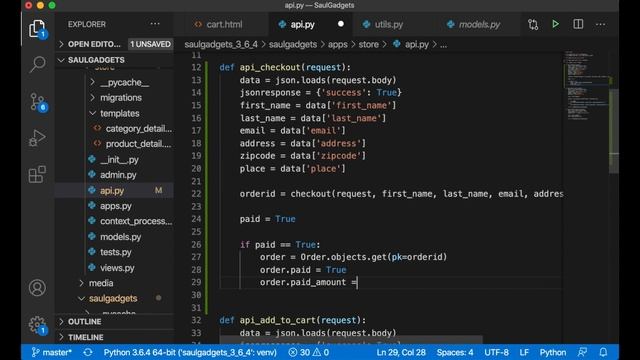 Orders - How to build an E-commerce website using Django 3 and Vue.js - Part 7 смотреть онлайн