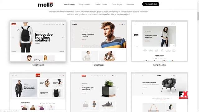 Mella - Minimalist Ajax WooCommerce WordPress Theme Bira Grey смотреть онлайн