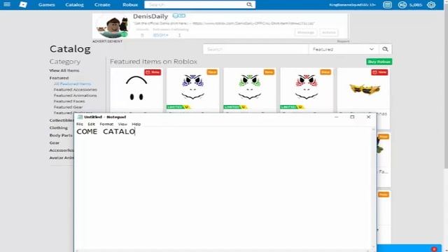 [Roblox] How To Get Upside Down Face смотреть онлайн