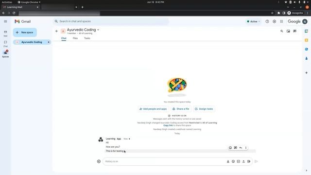 HOW TO INTEGRATE GOOGLE CHAT WEBHOOKS | LEARN WEBHOOKS | REAL TIME NOTIFICATIONS | WEBHOOK TUTORIAL смотреть онлайн