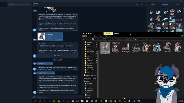 Telegram sticker pack creation смотреть онлайн