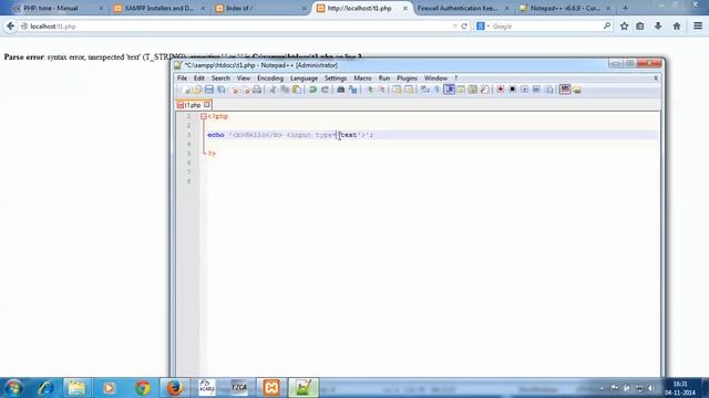 EP003 : Embeding PHP in HTML - PHP Tutorial in HINDI смотреть онлайн