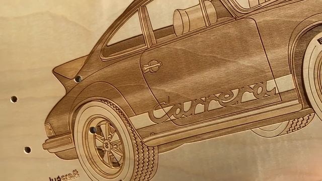 LUGCRAFT PORSCHE 911 RS 2.8 CARRERA 1973 ENGRAVED SKATEBOARD DECK WALL ART смотреть онлайн