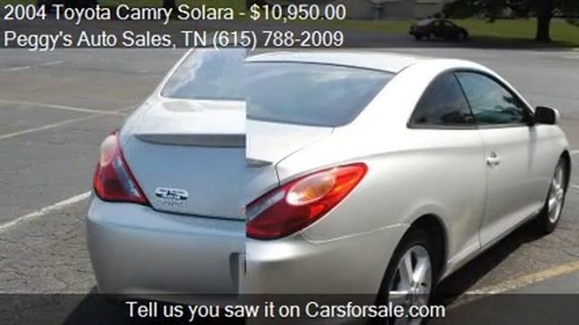 2004 Toyota Camry Solara for sale in Hendersonville, TN 3707 смотреть онлайн
