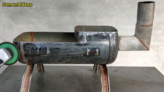 How to make a wood stove from an old water heater смотреть онлайн