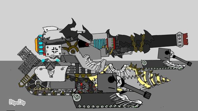 Гибрид Вафля Против Темный Кв-6 - Мультики про танки смотреть онлайн