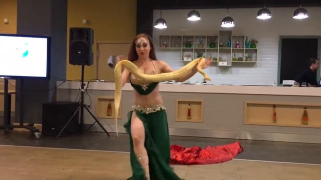 SELENA BELLYDANCER восточное шоу с питоном