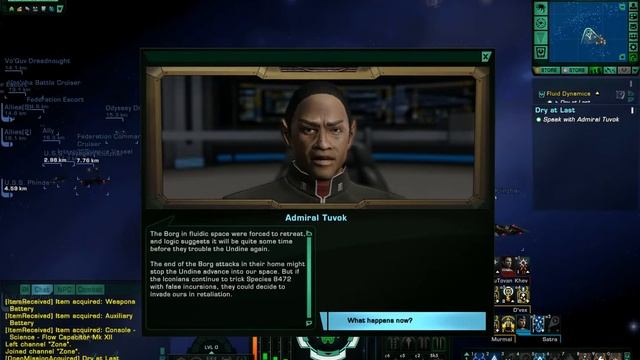 U.S.S. Voyager, Tuvok, Fluid Dynamics - Star Trek Online смотреть онлайн