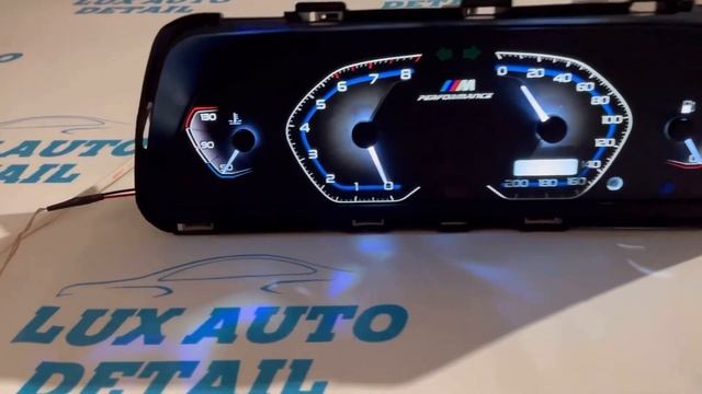 Тюнинг щиток приборов для ВАЗ 2110-2115 стиль BMW M performance от LUXAUTODETAIL смотреть онлайн