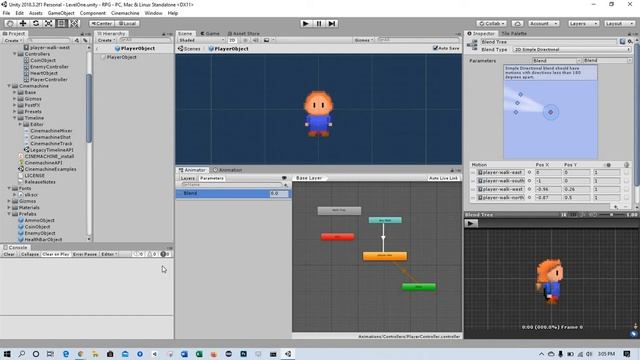 RPG Game Refactor Player Animations into Blend Tree смотреть онлайн
