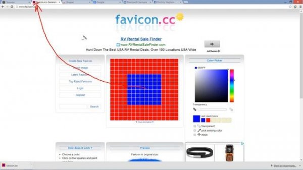 Создание фавикона (favicon.ico) для сайта Joomla!