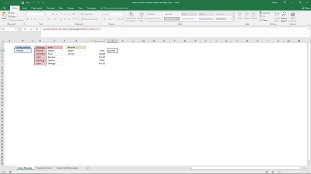 VLOOKUP and return multiple values[Array Formula] смотреть онлайн