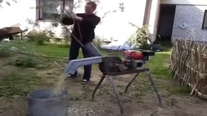 Бензиновый измельчитель веток своими руками