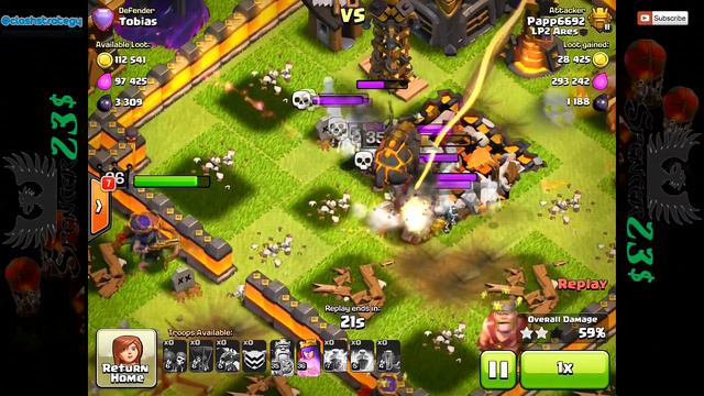 Clash of Clans - EPIC 6 hour battle for trophies! (LEGENDS!) смотреть онлайн
