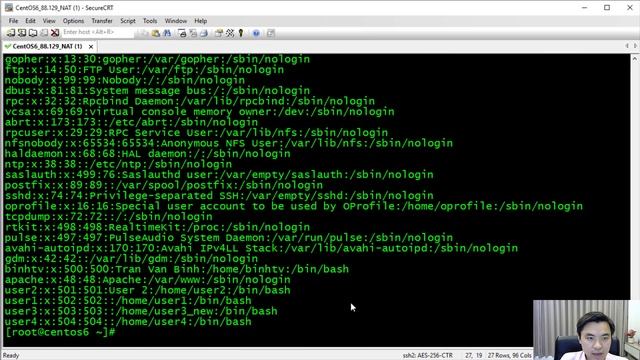 Quản lý user, group - Thực hành | Linux Tutorial | Trần Văn Bình | Oracle DBA AZ смотреть онлайн