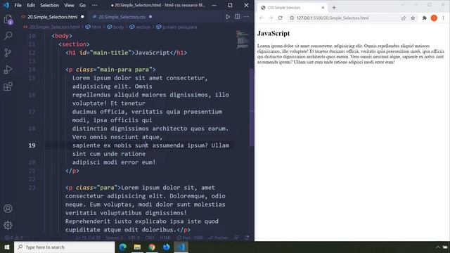 HTML-CSS Tutorial Lesson 20: CSS Simple Selectors смотреть онлайн