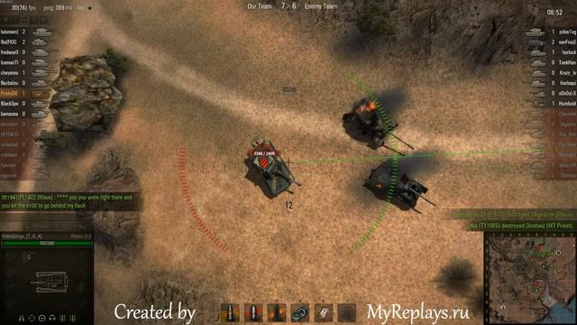 WOT: El Hallouf - Object 212 - 3 frags смотреть онлайн