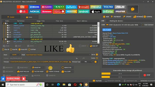 Redmi Note 9 4G/9T / 9 Power , Pin , Pattern Unlock ,Corrupt Error , Bootloop , Hang Logo | SanthuY