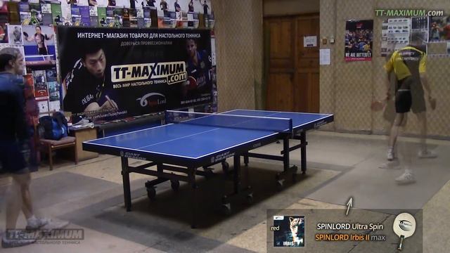 SPINLORD Irbis II Max - топспин и плоский удар справа на основании SPINLORD Ultra Spin