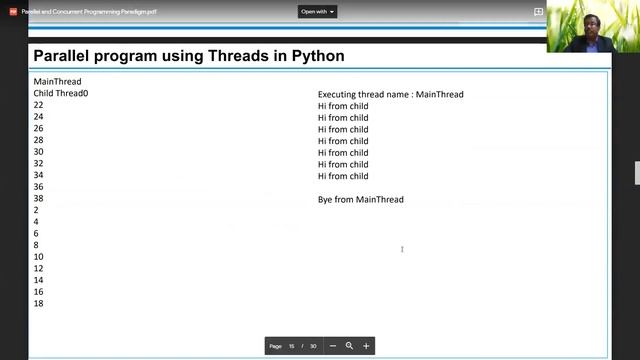 Parallel and Concurrent Programming Paradigm смотреть онлайн