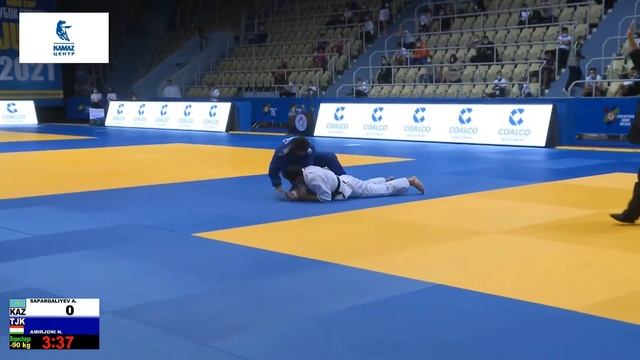Adilet SAPARGALIYEV vs Amirjoni NASIMJON, -90kg, Repechage Round 1 Orenburg Senior European Cup 202 смотреть онлайн